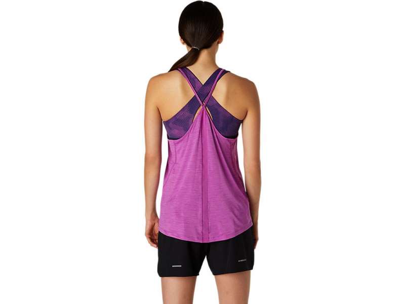 Asics strappy Tank Digital Grape Spacedye | p5aC8EE2b