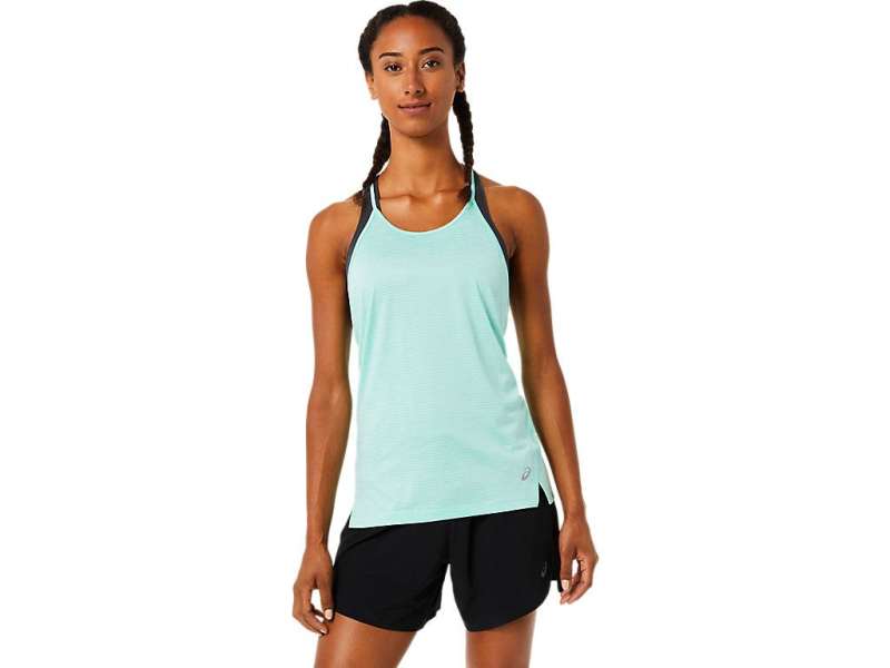 Asics strappy Tank μεντα | 15Fx6xHpe