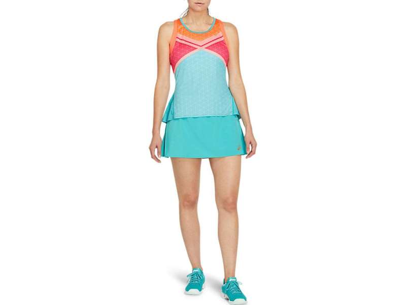 Asics τενις Pleats Skort Techno Cyan | BNGxPWWzP