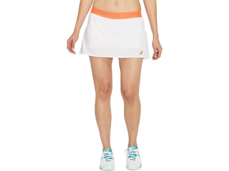 Asics τενις Pleats Skort ασπρα | Fss34AHGT